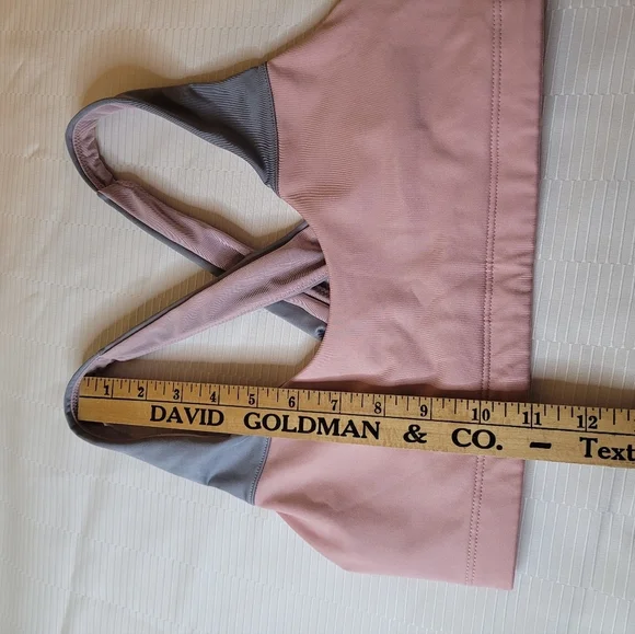 Victoria Sport Pink and Gray Sports Bra sz S - Picture 4 of 9